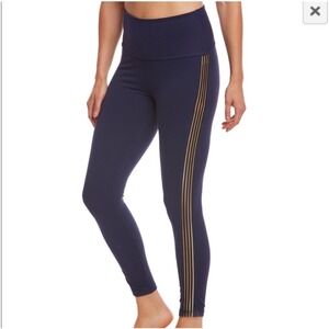 Beyond Yoga Illusion High Waisted Leggings Navy Women's Size Small